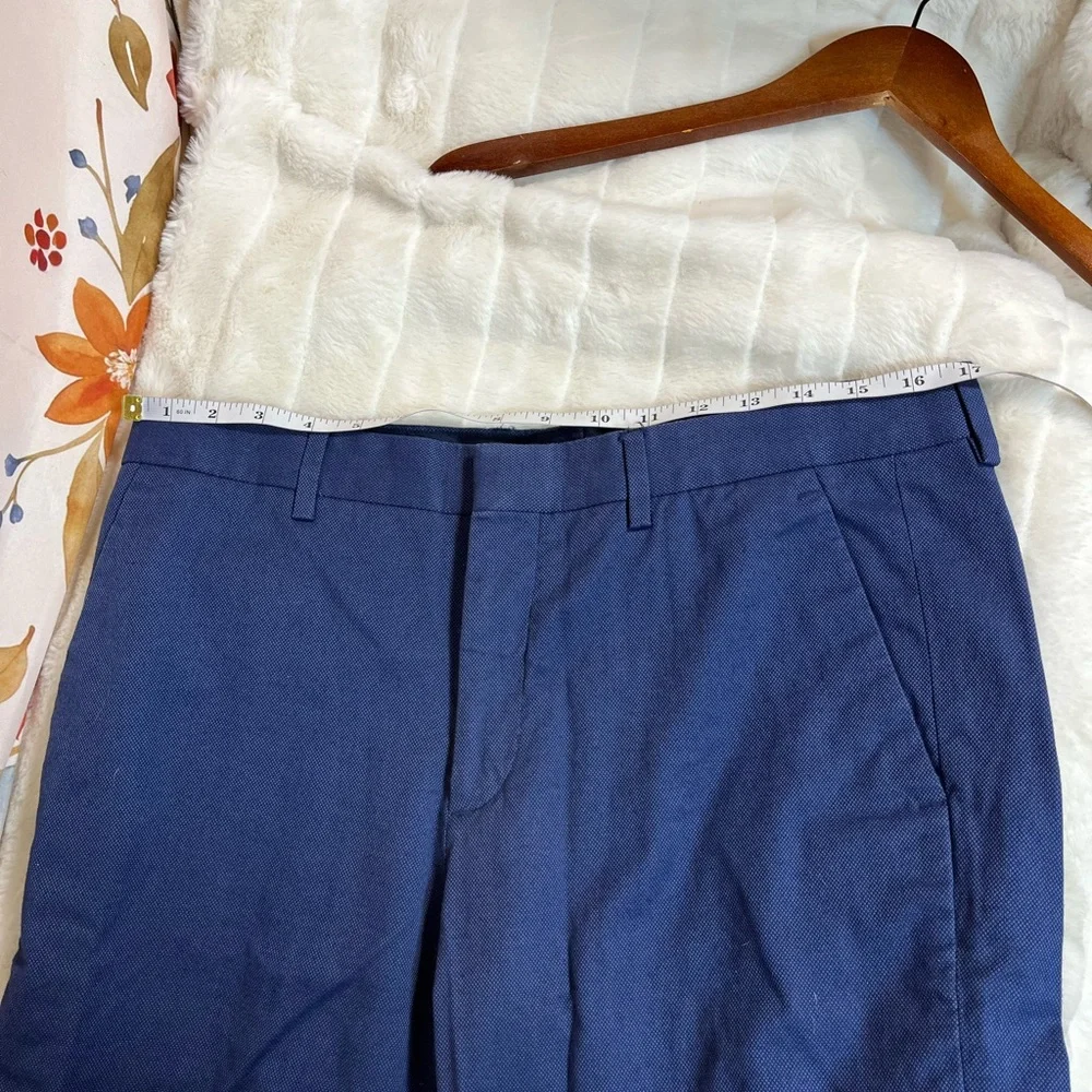 Express Mens Extra Slim Fit 33 x 32 Dark Blue Workwear Office City Preppy Slacks